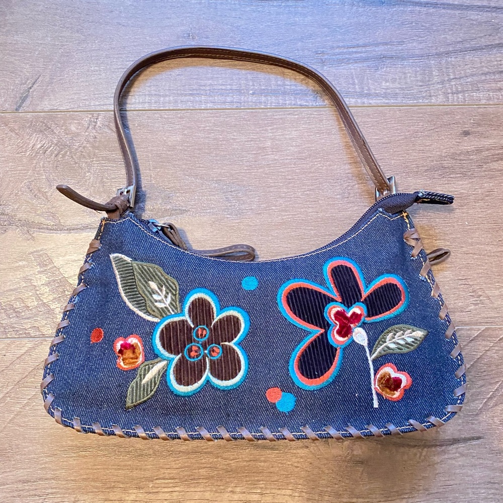 SOLD Q&A denim purse